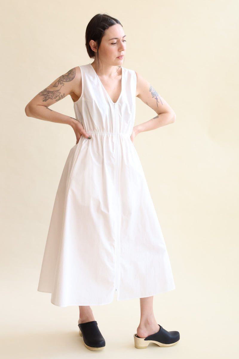 Mercer Dress White