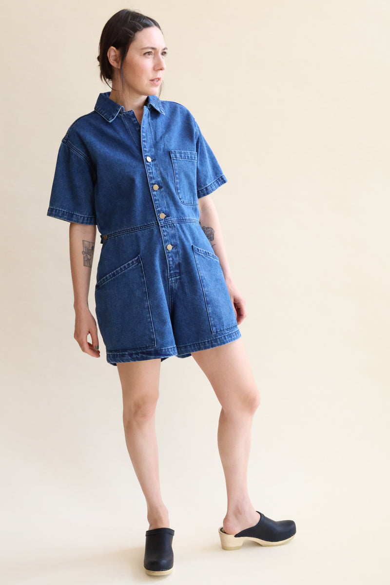 Bree Jumpsuit Medium Blue Wash