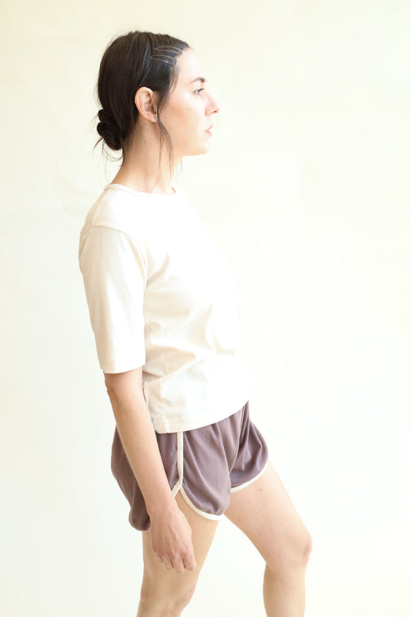 Rib Tee Natural