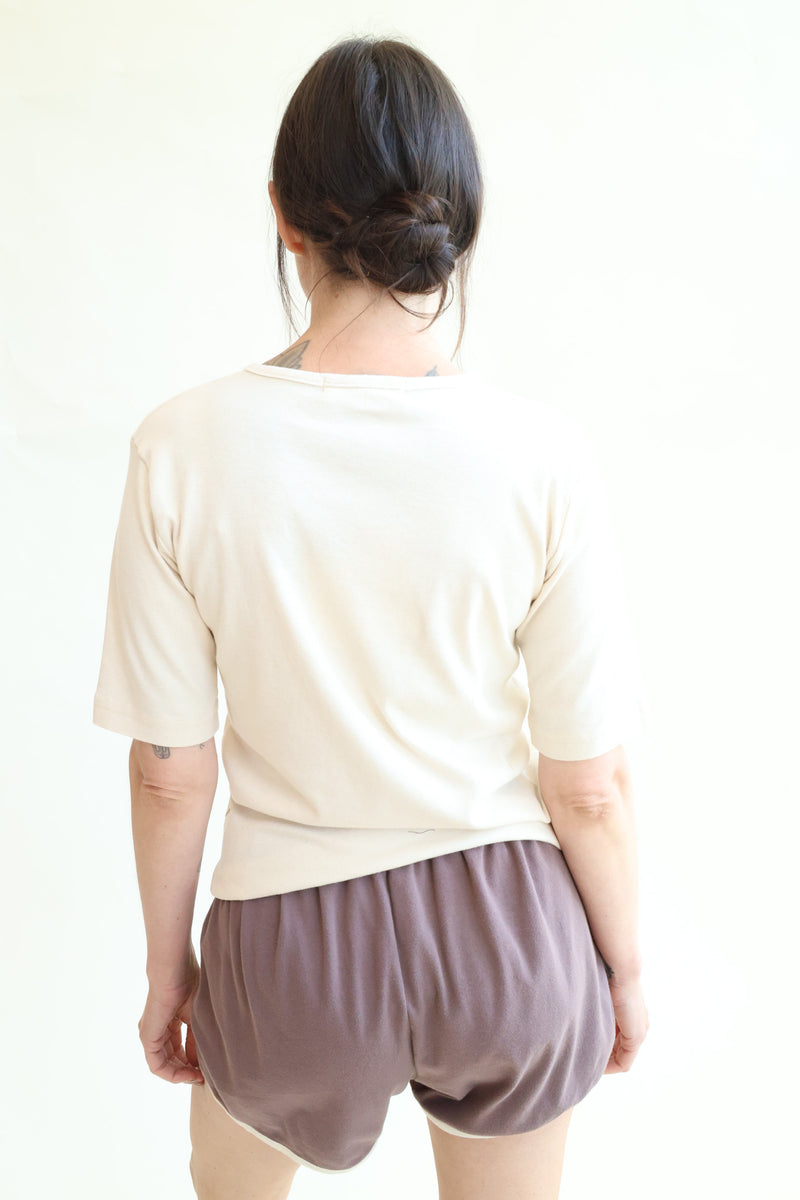 Rib Tee Natural