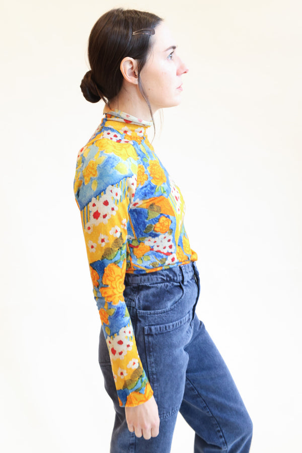 Wool Jersey Roll Print 1A