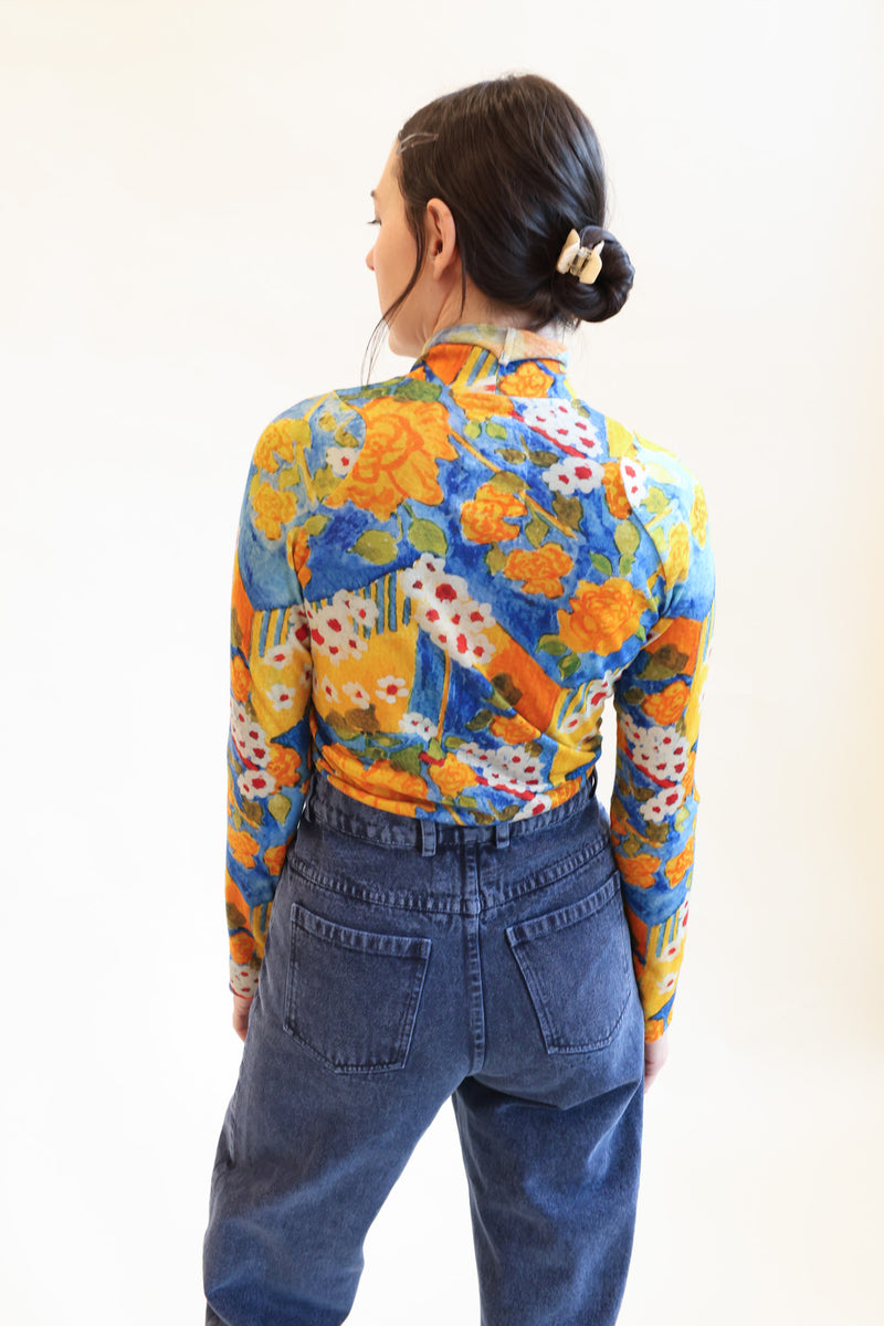 Wool Jersey Roll Print 1A