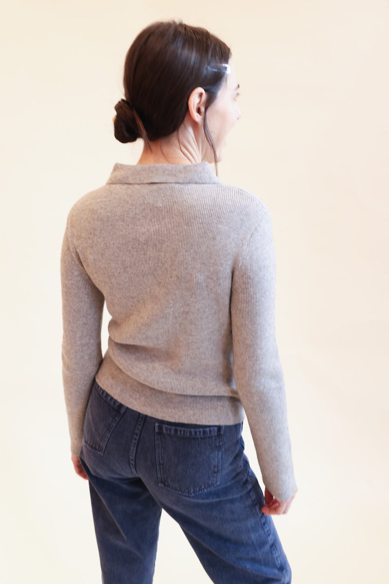 Selma Cardigan Melange Grey