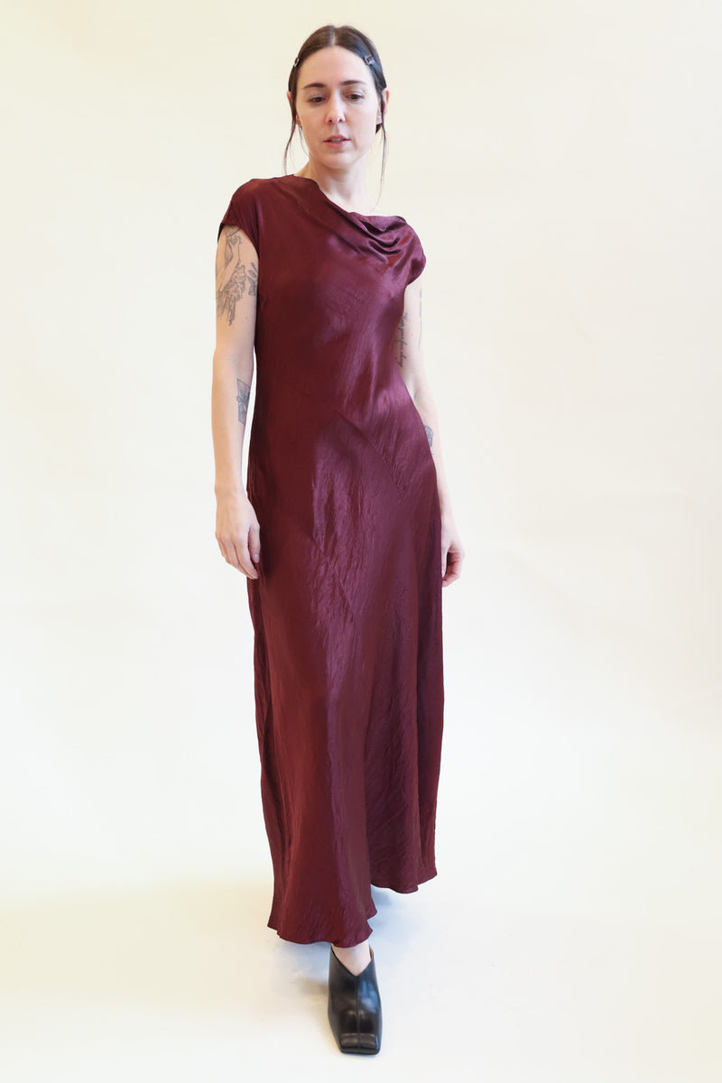 New Luster Dress Merlot