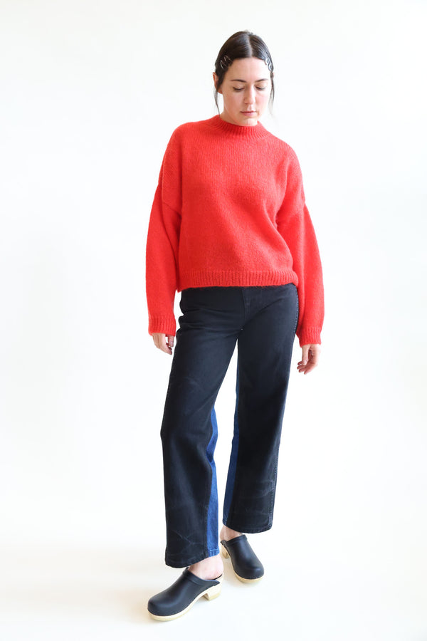 Mohair Sweater Red