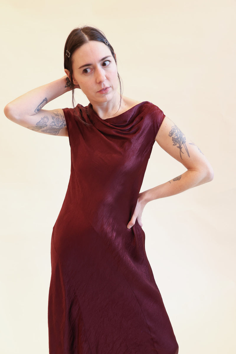 New Luster Dress Merlot