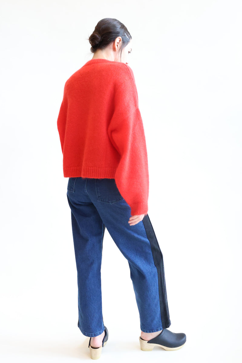 Mohair Sweater Red