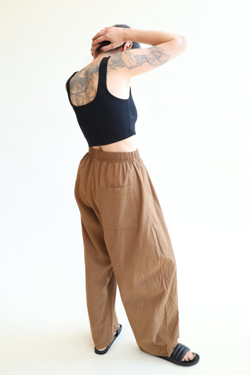 Wide Trouser Sepia