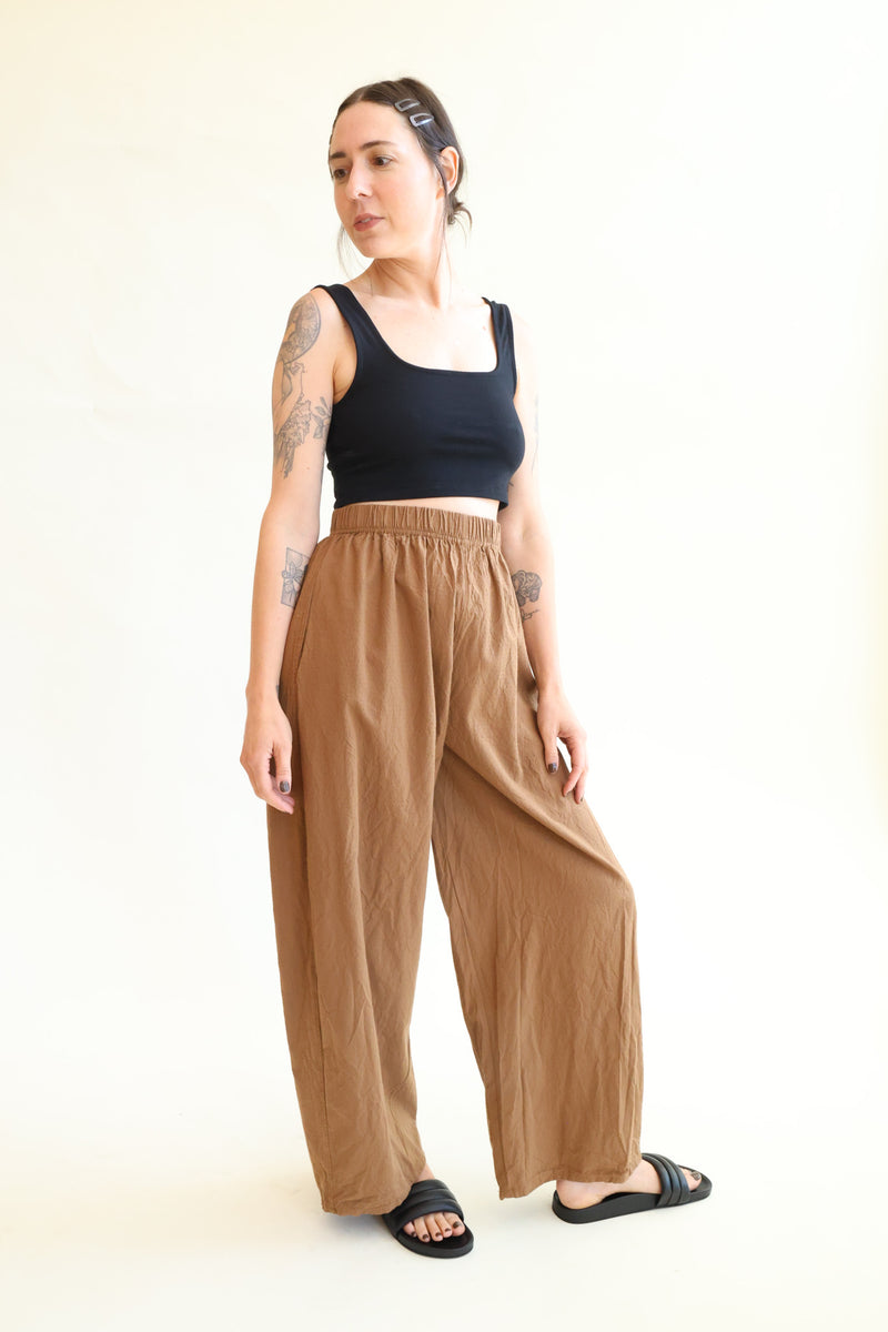 Wide Trouser Sepia