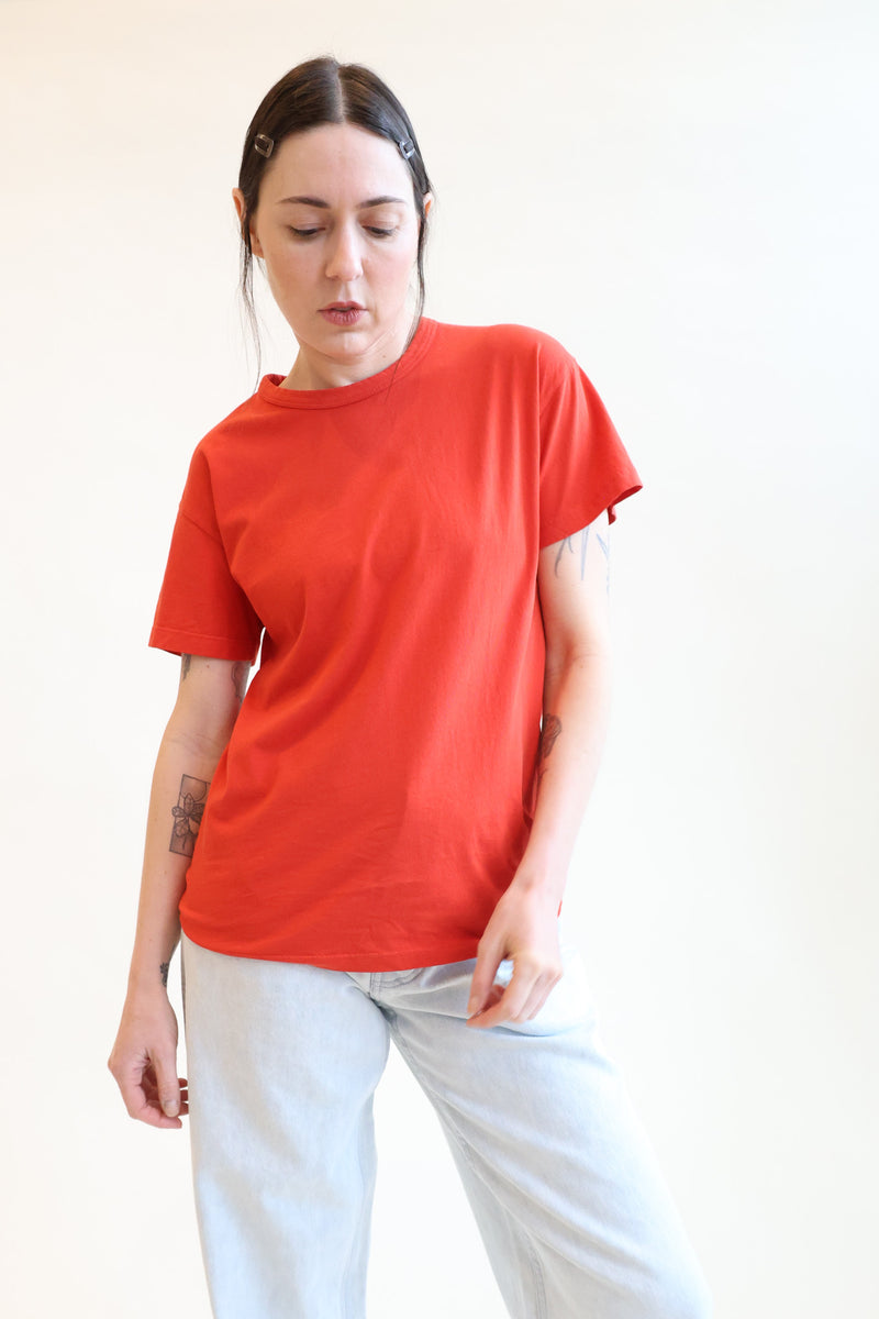Regular Short Sleeve Tee Red