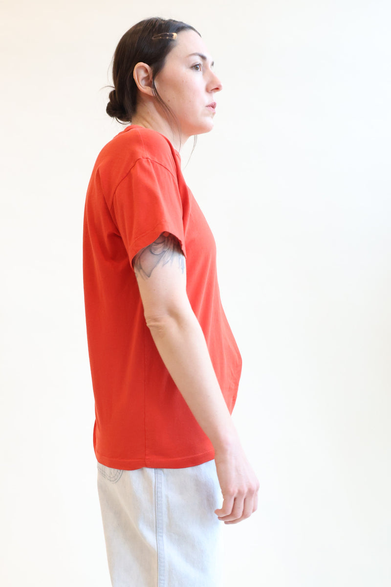 Regular Short Sleeve Tee Red