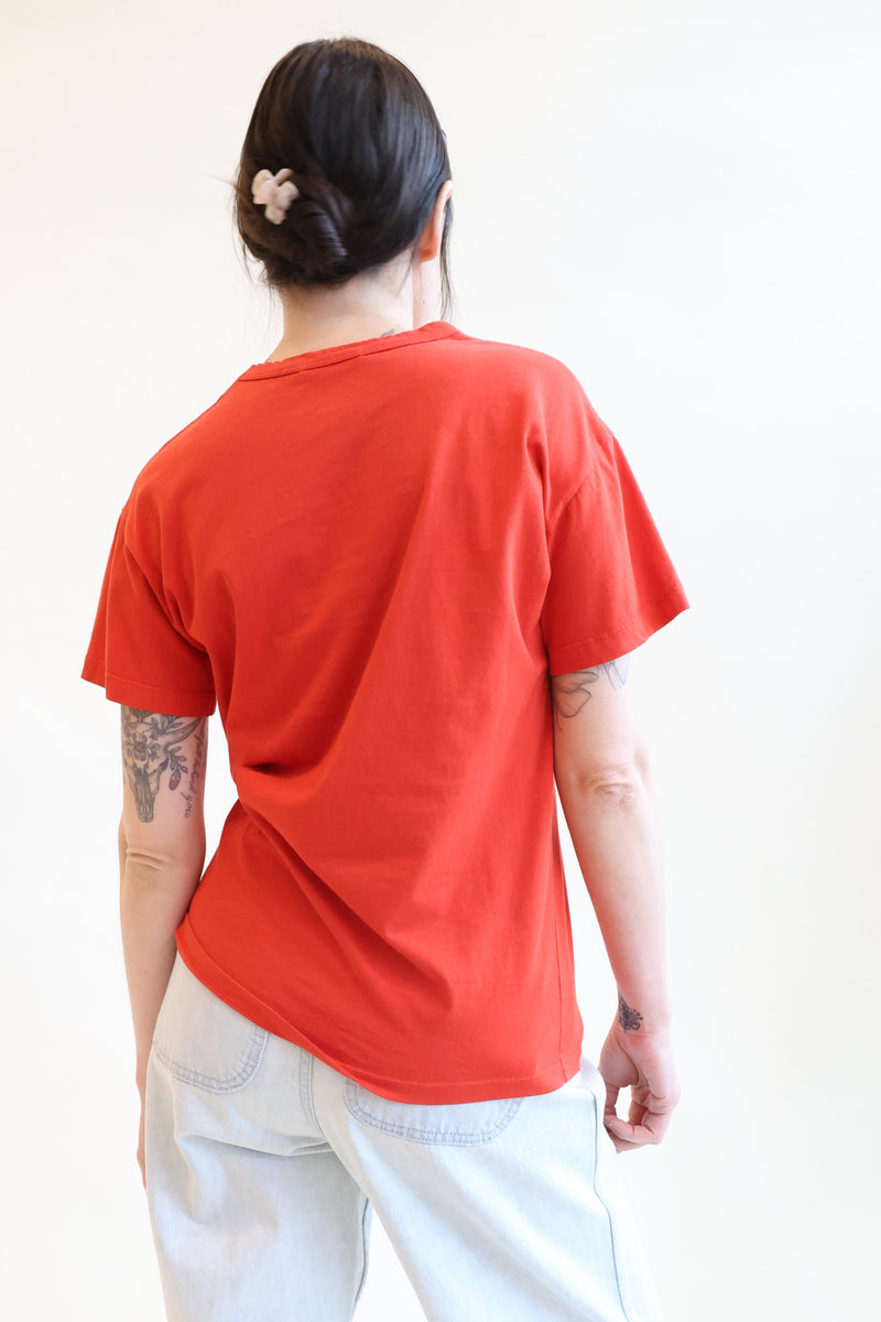 Regular Short Sleeve Tee Red