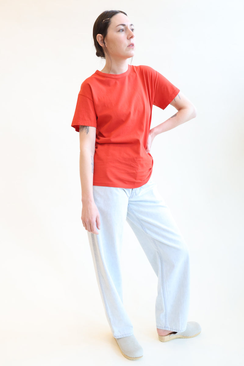 Regular Short Sleeve Tee Red