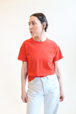 Regular Short Sleeve Tee Red