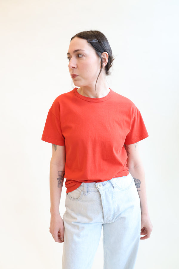Regular Short Sleeve Tee Red