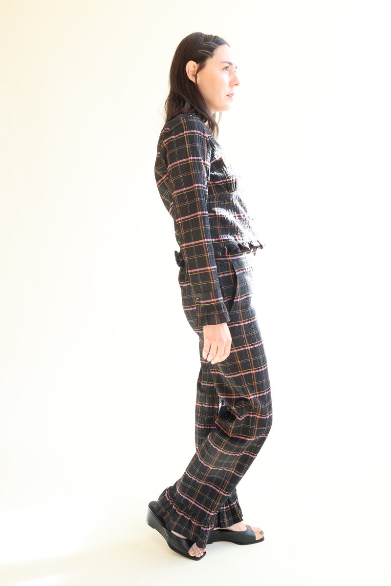 Callum Pant Viv Plaid