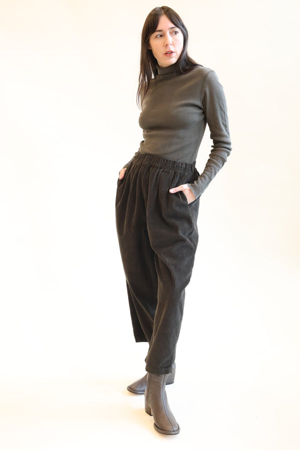 Double Mesh Turtleneck Slate