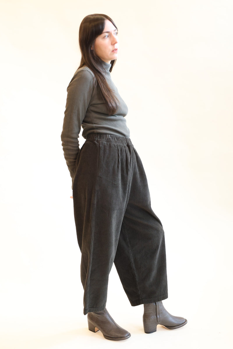 Double Mesh Turtleneck Slate