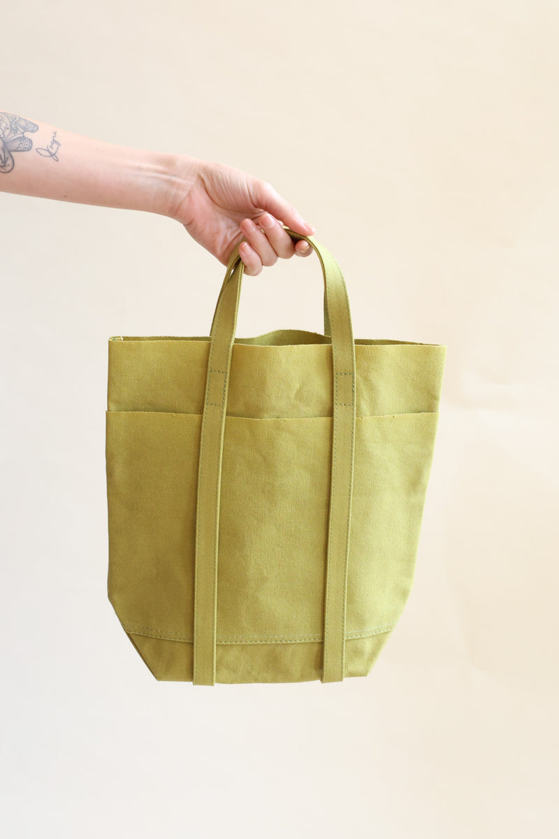 Light Ounce Canvas Tote TS Lime