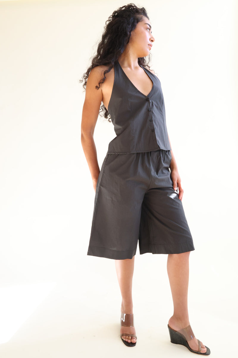 Long Lounger Black Stripe