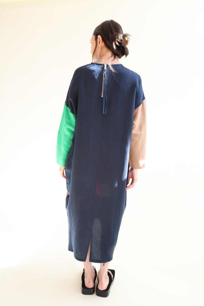 Aldon Dress Rubik Patchwork