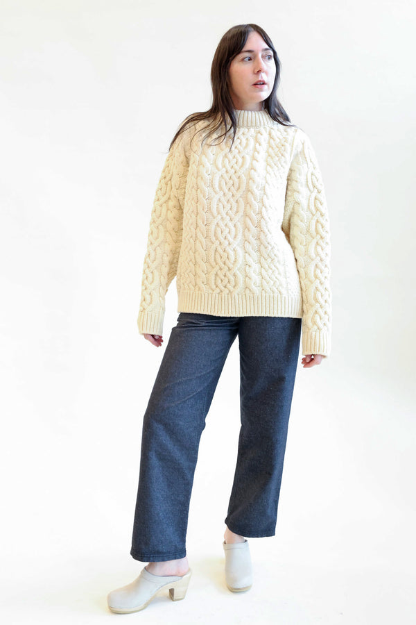 Lens Sweater Chaume Sand