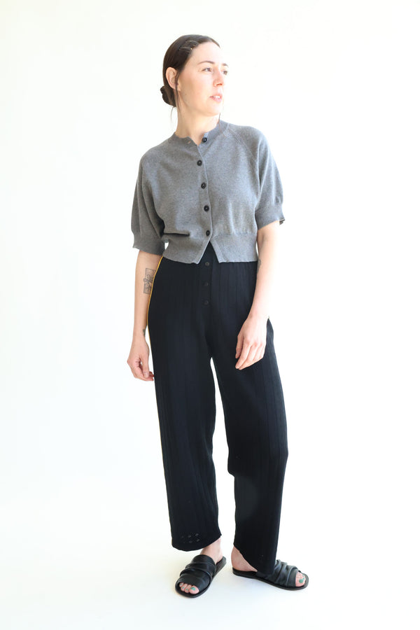 Cotton and Cashmere Top Grey