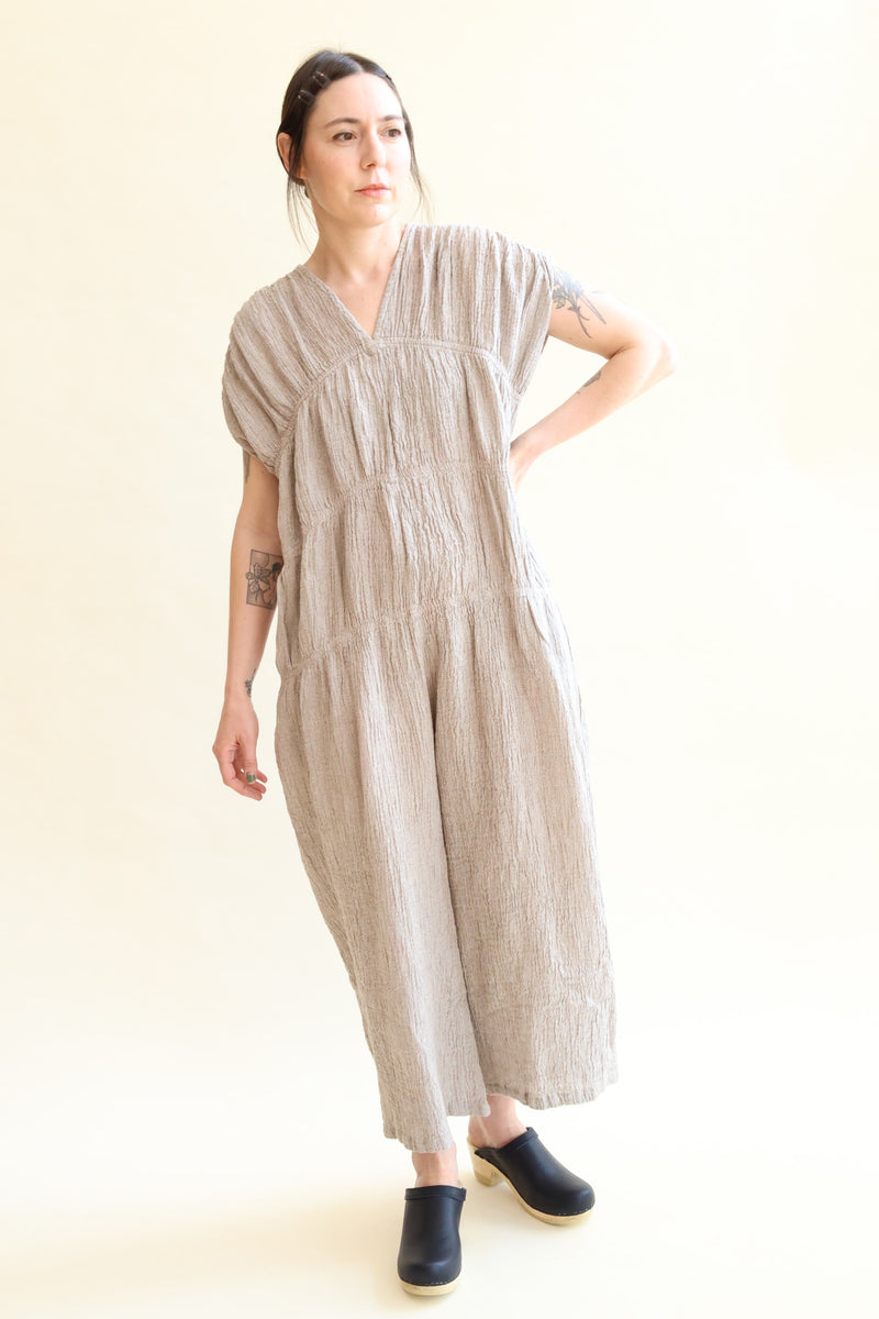 Accordion Jumpsuit Ash