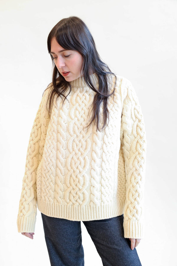 Lens Sweater Chaume Sand