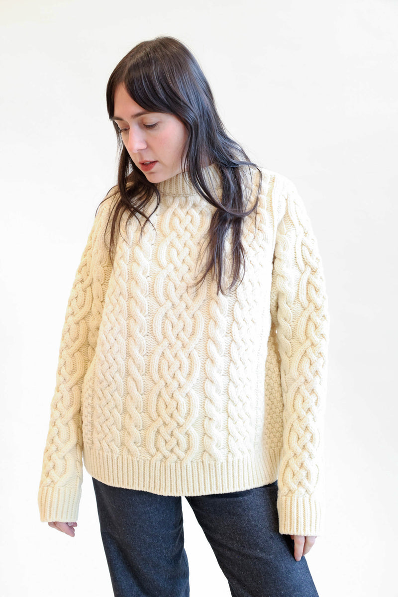 Lens Sweater Chaume Sand