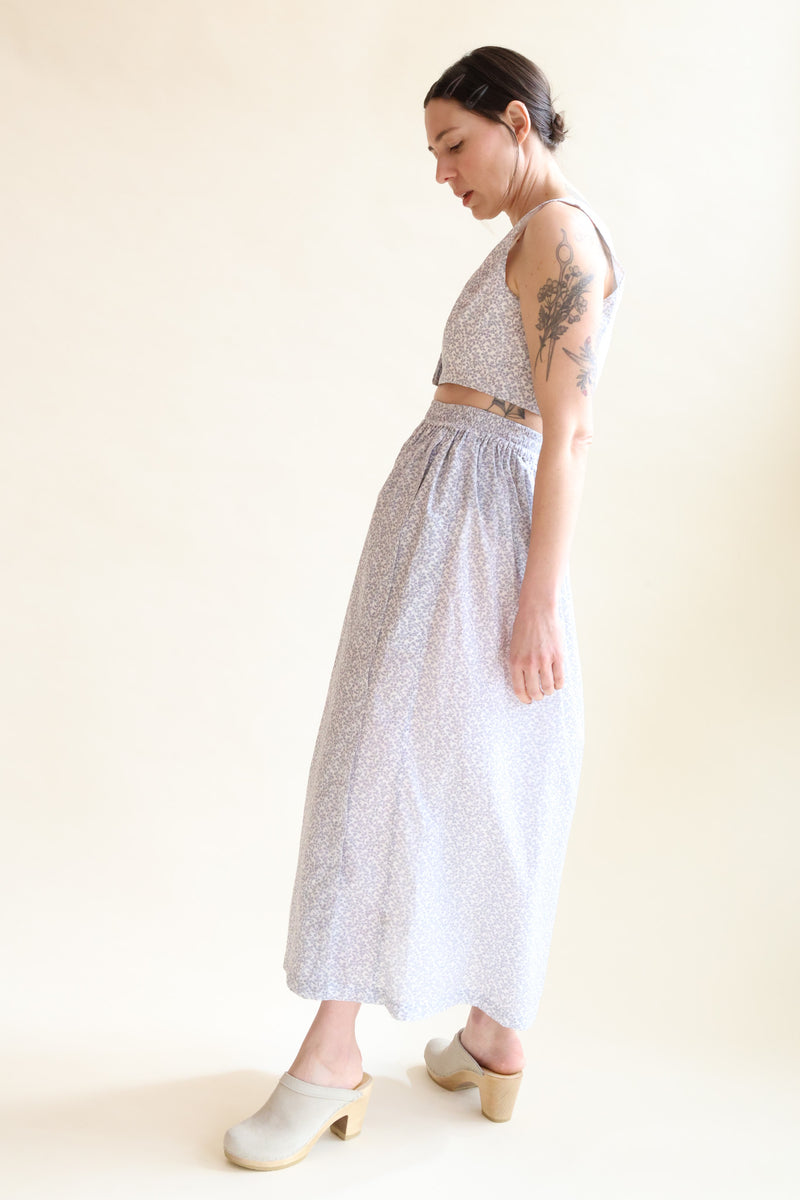 Evan Maxi Skirt Lino Floral