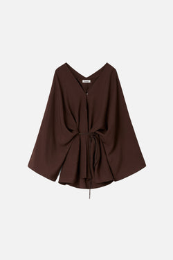 Glory Viscose Blouse Chicory Coffee