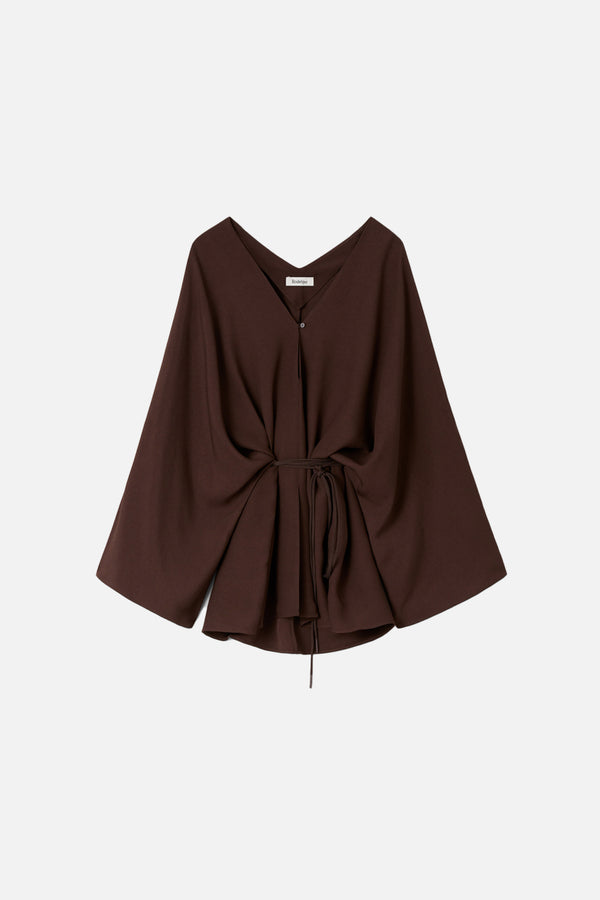 Glory Viscose Blouse Chicory Coffee