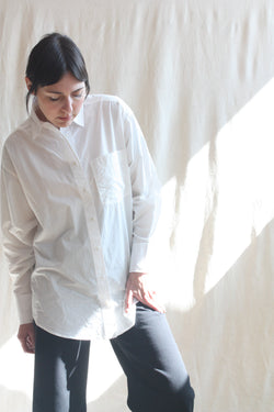 Oversized Button Down Cream