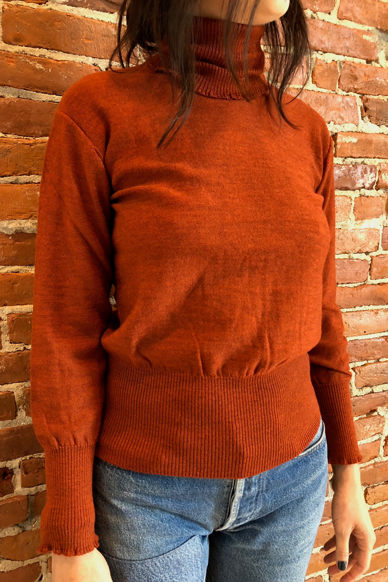 Amanda Turtleneck Rust