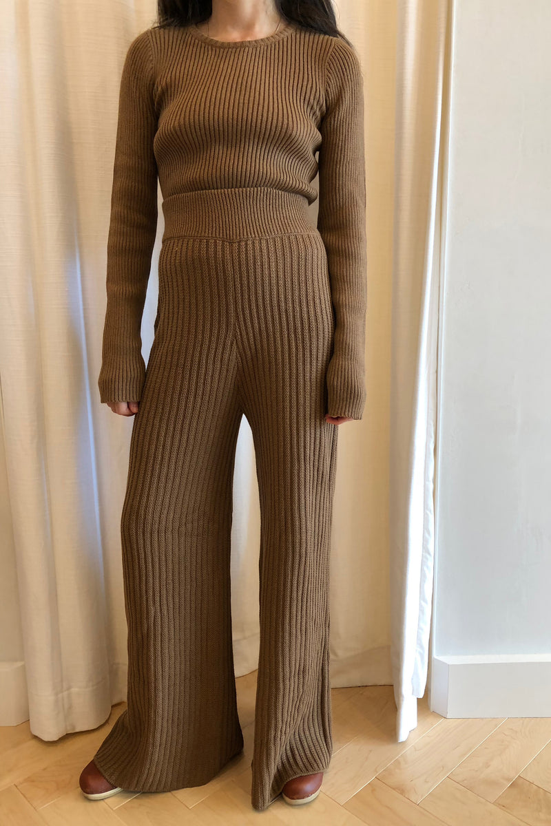 Dani Ribbed Sweater Ginger