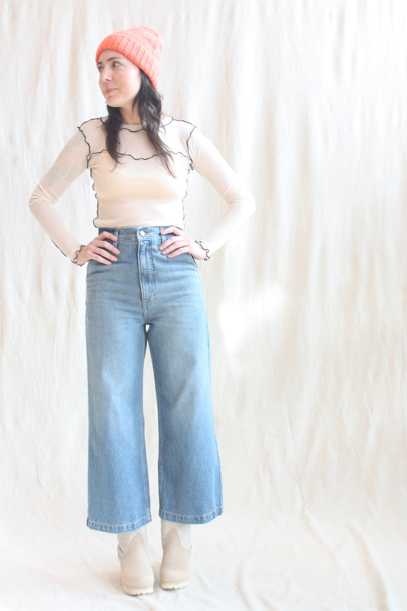 Delia Top Off White