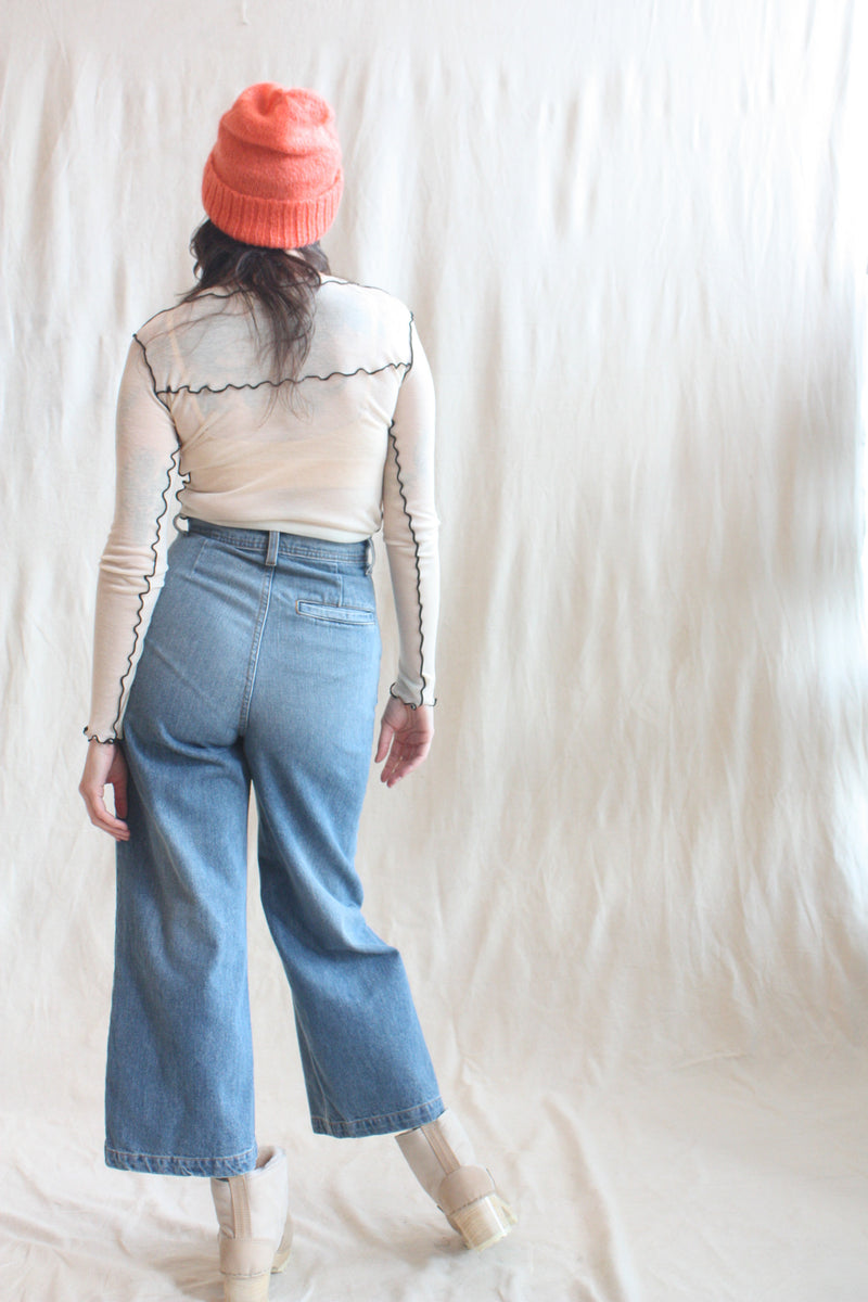 Delia Top Off White