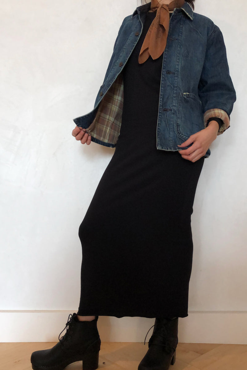 Didion Dress Pima & Wool Jersey Coal