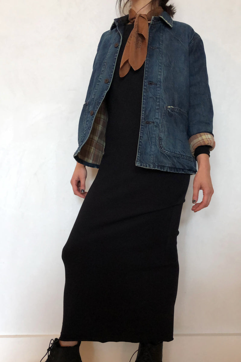 Didion Dress Pima & Wool Jersey Coal