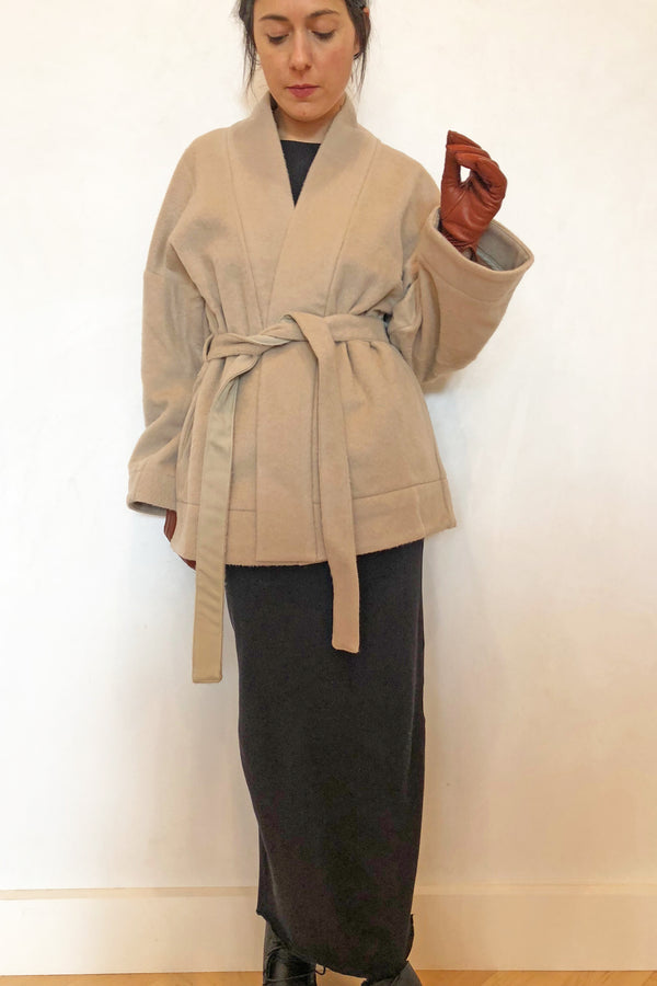 Estela Mohair Kimono Clay