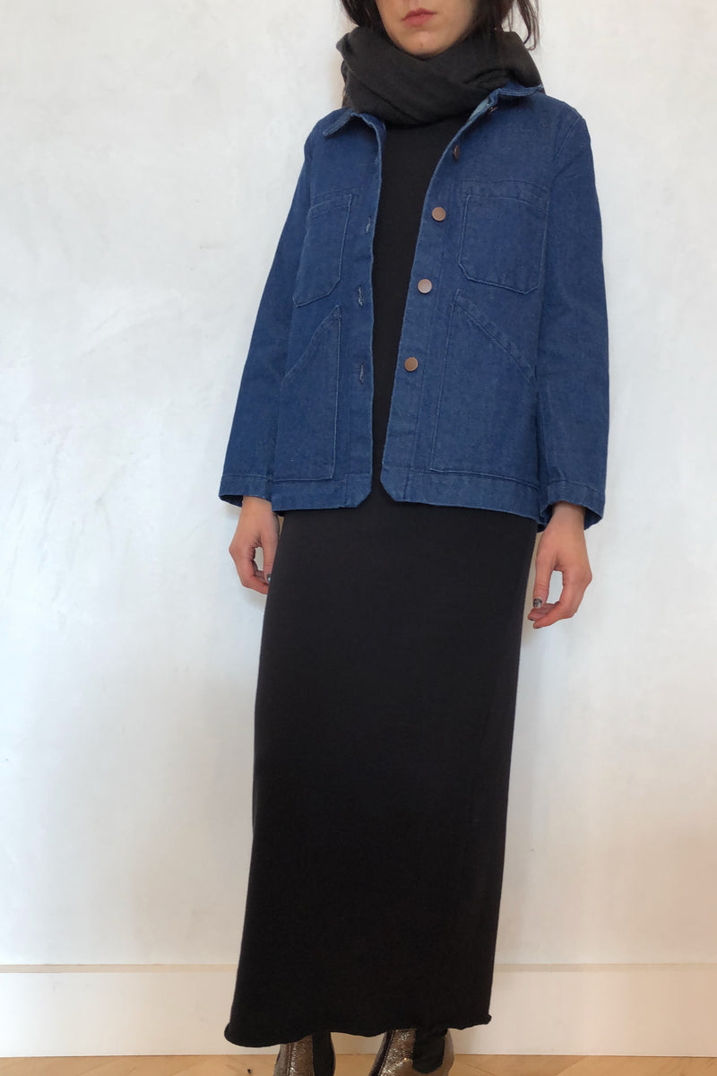 Triangle Pocket Jacket Blue