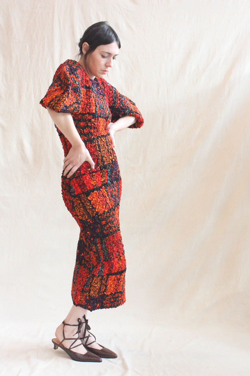 Freya Dress Todeo Print Red Multi
