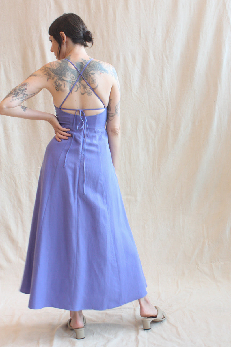 mara hoffman purple dress Mara Hoffman Verda Dress in Purple