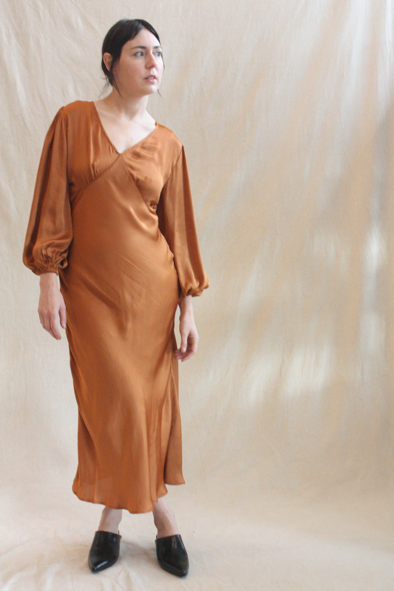 Athena Dress Terracotta – Rhoan