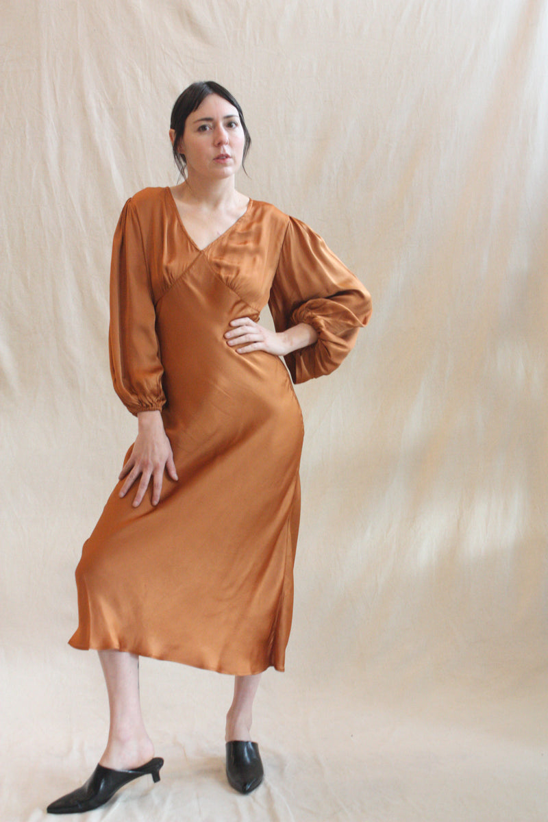 Athena Dress Terracotta