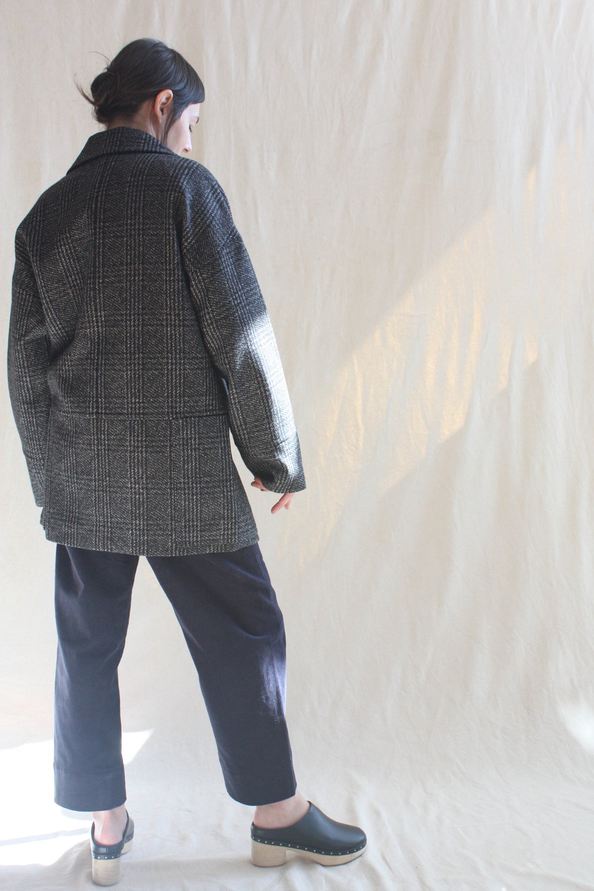 Acacia Overcoat Black Plaid – Rhoan