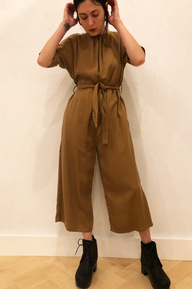 Nishi Romper Tencel Twill Camel