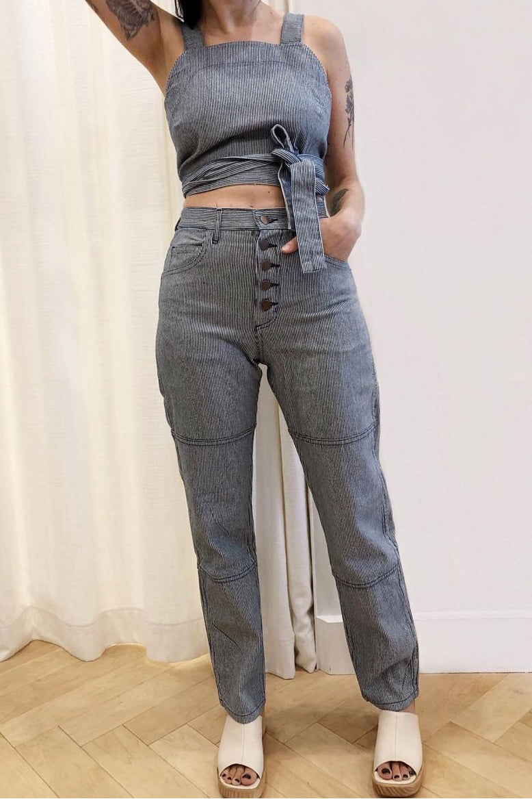 One-Tone Jeans Stripe