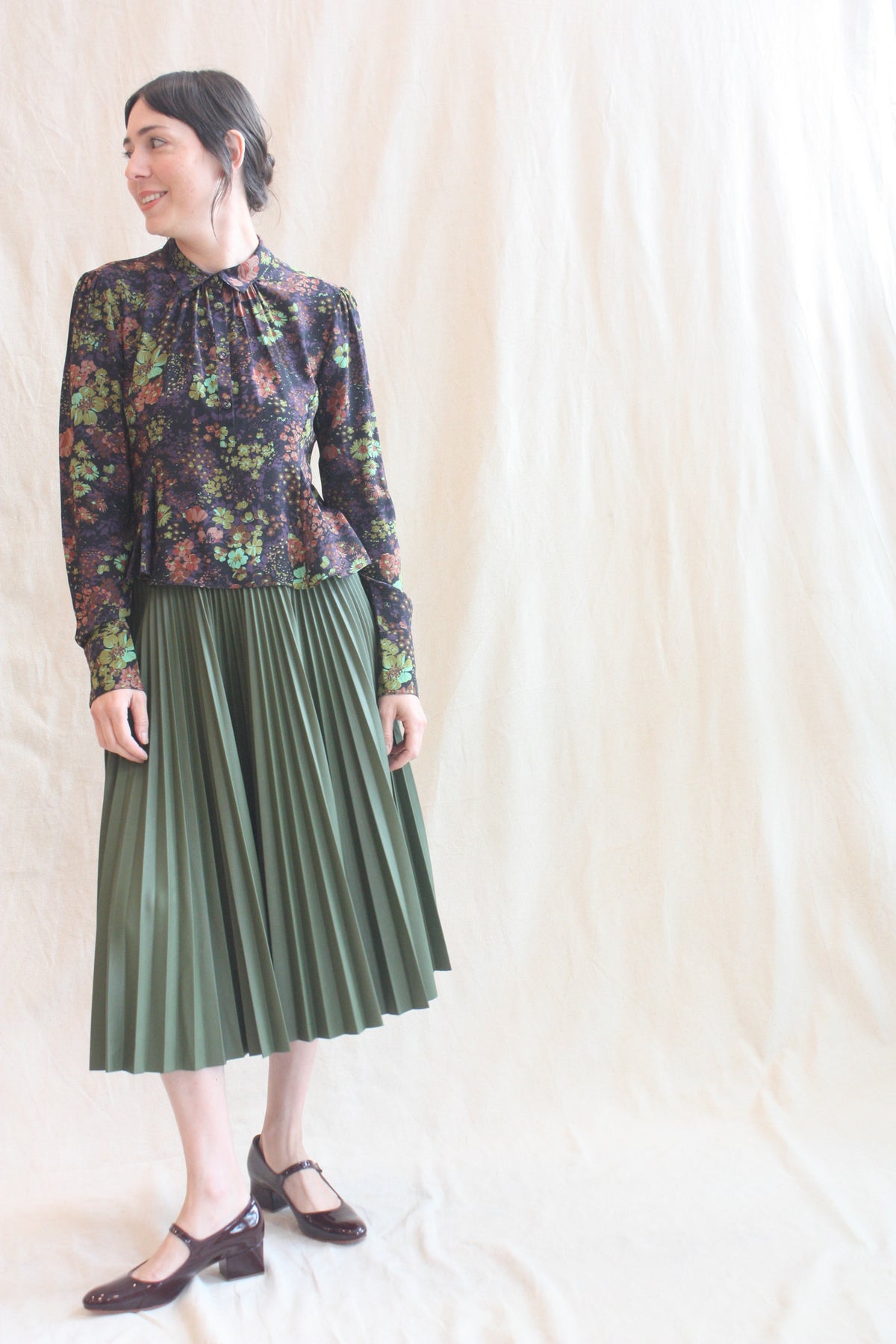 RACHEL COMEY/半袖カットソー/L/レーヨン/GRN/総柄 New Arrivals - Clothing | Rachel Comey